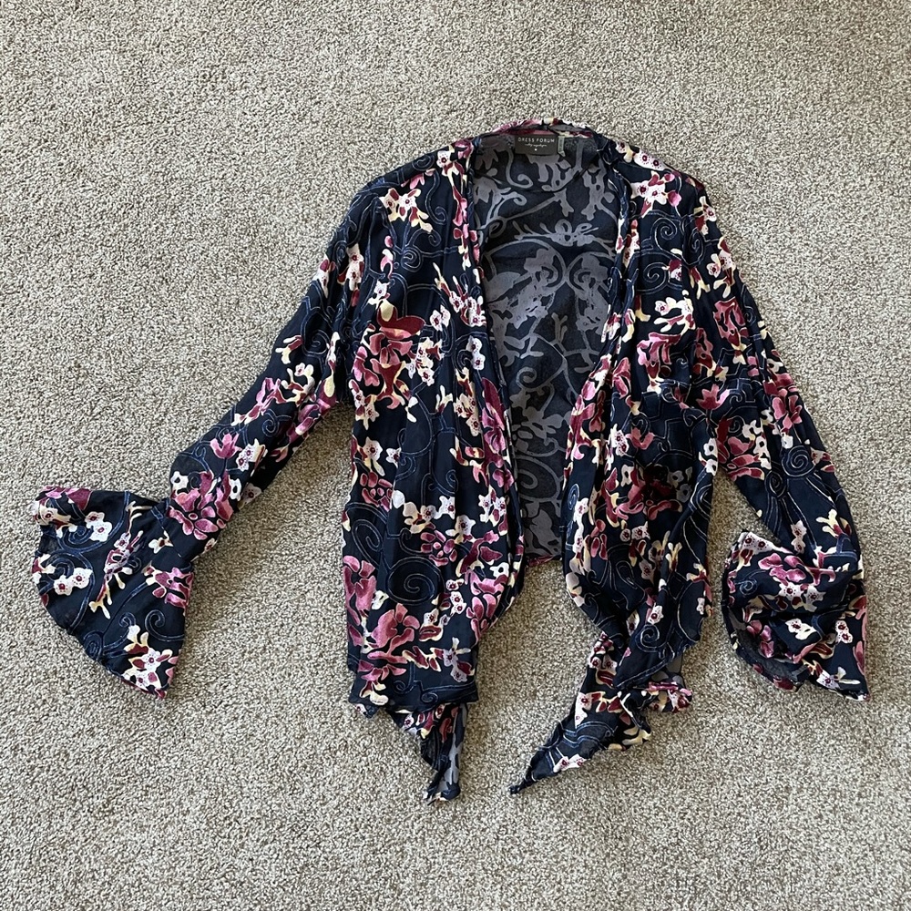 Flower cardigan